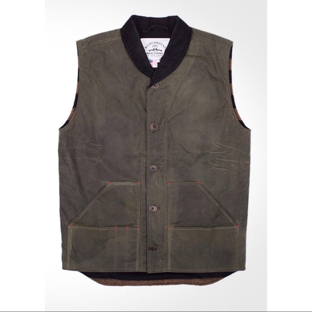Men’s Knickerbocker MFG Waxed canvas vest